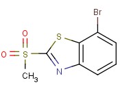 7-Bromo-2-methanesulfonyl-<span class='lighter'>1,3-benzothiazole</span>