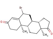 6-BROMOANDROST-4-<span class='lighter'>ENE</span>-3,17-DIONE