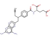 N-(4-(1-((2,4-二氨基-6-蝶啶)甲基)-3-丁炔基)苯甲酰基)-<span class='lighter'>L-</span><span class='lighter'>谷氨酸</span>