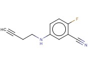 5-[(BUT-3-YN-1-YL)AMINO]-<span class='lighter'>2-FLUOROBENZONITRILE</span>