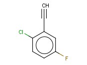 1-CHLORO-2-<span class='lighter'>ETHYNYL-4-FLUOROBENZENE</span>