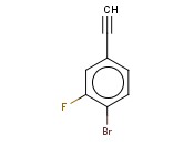 1-BROMO-4-<span class='lighter'>ETHYNYL-2-FLUOROBENZENE</span>