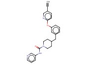 4-[[3-[(5-乙炔<span class='lighter'>基</span>-2-<span class='lighter'>吡啶基</span>)氧基]苯基]甲基]-N-3-<span class='lighter'>吡啶基</span>-1-<span class='lighter'>哌啶</span>甲酰胺
