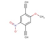 1,4-Diethynyl-2-<span class='lighter'>methoxy</span>-5-nitrobenzene
