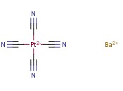 钡 四氰铂酸盐(II) 四<span class='lighter'>水</span>