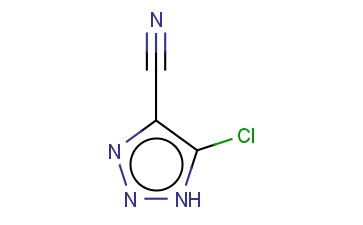 <span class='lighter'>1H-1,2,3-TRIAZOLE-4-CARBONITRILE</span>,<span class='lighter'>5-CHLORO-</span>