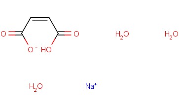 顺丁烯二酸单钠盐<span class='lighter'>三水</span>合物