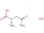 L-天冬酰胺-15N2<span class='lighter'>单</span><span class='lighter'>水</span>