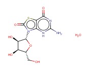 5-氨基-3-beta-D-呋喃核糖基噻唑并[4,5-d]嘧啶-2,7(3H,6H)-<span class='lighter'>二</span>酮一<span class='lighter'>水</span><span class='lighter'>物</span>