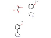 3-(3-<span class='lighter'>Methoxyphenyl</span>)pyrrolidine oxalate(2:1)