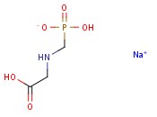 N-(膦酰甲基)<span class='lighter'>甘氨酸</span>单钠盐