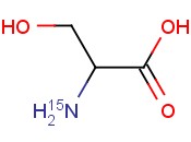 D-<span class='lighter'>丝氨酸</span>-15N