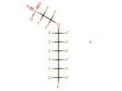 2-[(6-<span class='lighter'>氯</span>-1,1,2,2,3,3,4,4,5,5,6,6-十二氟己基)氧基]-1,1,2,2-四氟乙烷磺酸<span class='lighter'>钾</span>
