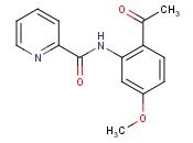N-(2-<span class='lighter'>acetyl</span>-5-methoxyphenyl)picolinamide