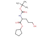 cyclopentyl 2-((<span class='lighter'>tert</span>-butoxycarbonyl)<span class='lighter'>amino</span>)-5-hydroxypentanoate