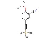 2-isopropoxy-5-((trimethylsilyl)ethynyl)<span class='lighter'>benzonitrile</span>