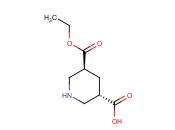 (3S,5S)-5-(ethoxycarbonyl)<span class='lighter'>piperidine</span>-3-carboxylic acid