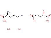 <span class='lighter'>L-</span>鸟<span class='lighter'>氨酸</span>-α-酮戊二<span class='lighter'>酸盐</span>(1:1)二<span class='lighter'>水合物</span>