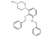 N-benzyl-2-(<span class='lighter'>benzyloxy</span>)-3-(4-methylpiperazin-1-<span class='lighter'>yl</span>)aniline