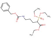 Ethyl 5-[(benzyloxycarbonyl)<span class='lighter'>amino</span>]-2-(diethoxyphosphoryl)valerate