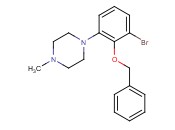 1-(2-(benzyloxy)-3-bromophenyl)-4-methylpiperazine