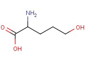 2-<span class='lighter'>氨基</span>-5-<span class='lighter'>羟基</span><span class='lighter'>戊酸</span>