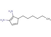 5-Hexylcyclopenta-<span class='lighter'>1,3-diene-1,2-diamine</span>