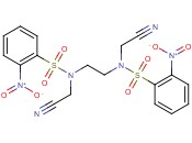 N,N'-(<span class='lighter'>ethane-1,2</span>-diyl)<span class='lighter'>bis</span>(N-(cyanomethyl)-2-nitrobenzenesulfonamide)