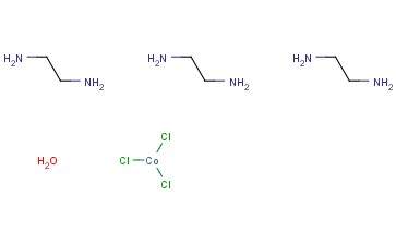 <span class='lighter'>三</span>(乙二胺)钴(III)氯二<span class='lighter'>水</span>