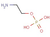 <span class='lighter'>2-AMINOETHYL</span> <span class='lighter'>DIHYDROGEN</span> <span class='lighter'>PHOSPHATE</span>