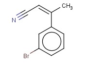 3-(<span class='lighter'>3-BROMOPHENYL</span>)BUT-2-ENENITRILE