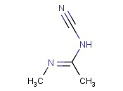 N-<span class='lighter'>CYANO</span>-N'-METHYL-ETHANIMIDAMIDE