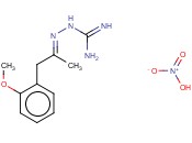 1-(1-(<span class='lighter'>2-METHOXYBENZYL</span>)ETHYLIDENEAMINO)GUANIDINE NITRATE
