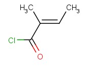 OR (E)-2-甲基-2-丁烯<span class='lighter'>酰</span><span class='lighter'>氯</span>