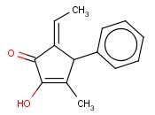 2-CYCLOPENTEN-1-ONE, 5-ETHYLIDENE-2-HYDROXY-3-METHYL-4-PHENYL-, (5E)-