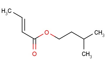 2-<span class='lighter'>丁烯</span><span class='lighter'>酸</span>-3-<span class='lighter'>甲基</span><span class='lighter'>丁</span><span class='lighter'>酯</span>