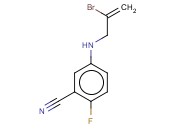 5-[(2-BROMOPROP-2-EN-1-YL)AMINO]-<span class='lighter'>2-FLUOROBENZONITRILE</span>