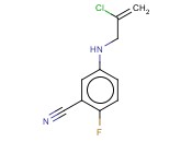 5-[(2-CHLOROPROP-2-EN-1-YL)AMINO]-<span class='lighter'>2-FLUOROBENZONITRILE</span>