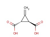 3-亚甲基环丙烷-反-1,2-<span class='lighter'>二羧酸</span>