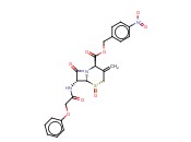 [2R-(2alpha,5beta,6alpha,7beta)]-3-亚甲基-8-<span class='lighter'>氧</span>代-7-(苯氧基<span class='lighter'>乙酰</span>氨基)-5-硫杂-1-氮杂双环[4.2.0]辛烷-2-甲酸4-硝基<span class='lighter'>苄</span>酯5-氧化物