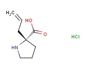 盐酸(R)-α-烯丙基-<span class='lighter'>脯氨酸</span>
