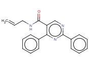 N-ALLYL-2,4-<span class='lighter'>DIPHENYL</span>-5-PYRIMIDINECARBOXAMIDE