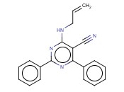 4-(ALLYLAMINO)-2,6-<span class='lighter'>DIPHENYL</span>-5-PYRIMIDINECARBONITRILE