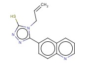 4-(ALLYL)-5-(QUINOL-6-YL)-1,2,4-TRIAZOLE-3-THIOL