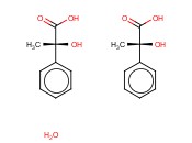2-HYDROXY-2-<span class='lighter'>PHENYLPROPIONIC</span> ACID HEMIHYDRATE