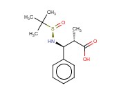 (2S,3S,2'R)-2-METHYL-3-(2-METHYLPROPANE-2-SULFINYLAMINO)-<span class='lighter'>3-PHENYLPROPIONIC</span> ACID
