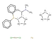 <span class='lighter'>二</span><span class='lighter'>氯</span>[(S)-N,N-<span class='lighter'>二甲基</span>-1-[(R)-2-(<span class='lighter'>二</span>苯基<span class='lighter'>膦</span>基)<span class='lighter'>二</span>茂铁基]乙胺]钯(II)