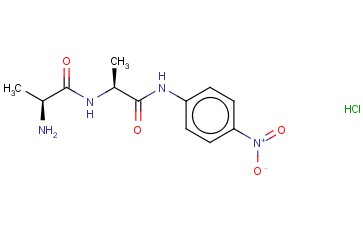 <span class='lighter'>L-ALANYL-L-ALANINE</span> <span class='lighter'>P-NITROANILIDE</span> <span class='lighter'>HYDROCHLORIDE</span>