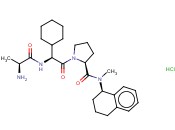 N-甲基-<span class='lighter'>L-</span><span class='lighter'>丙</span>氨酰-(2S)-2-环己基氨基乙酰基-N-[(1R)-1,2,3,4-四氢-1-萘基]-<span class='lighter'>L-</span>脯氨酰胺<span class='lighter'>盐酸盐</span>