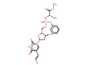 N-[[5-[(E)-2-<span class='lighter'>溴</span>乙烯<span class='lighter'>基</span>]-2'-脱氧尿苷-5'-O-<span class='lighter'>基</span>](<span class='lighter'>苯</span>氧基)磷<span class='lighter'>基</span>]-L-丙氨酸甲基酯